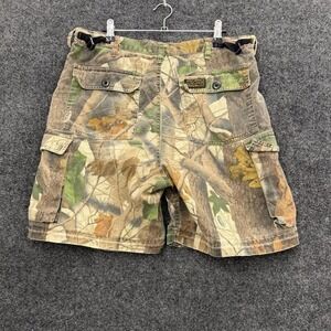 Vintage Liberty Camo Cargo Shorts Men's 34 Hunting Utility Outdoor Shorts
